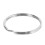 40X Quality 50Mm Keyring Split  Set Heavy Duty Large Nickel Key Loop Sprung Hoop 7