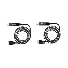 2X HiFing USB in-OUT MIDI Interface Converter/Adapter with 5-PIN DIN MIDI Cable for PC/ Laptop/