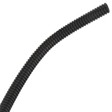 8pcs 25 Ft Split Wire Loom Conduit Polyethylene Tubing Black Color Sleeve Tube