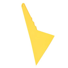 5X Plastic Yellow Auto Car Window Sticker Film Scraper Squeegee Cleaning Tool 23.6x12.3cm