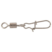 480Pcs Copper Alloy Fishing Swivel Snap Bearing Lock Rolling Swivel Connector Fishing Tackle Kit
