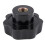 12 Pcs M10 Female Thread Nuts 50mm Plastic Star  Clamping Knob Grip 6