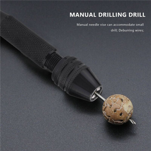 Hand Drill Bits Set 620Pcs Hand Drill Set Precision Pin Vise Micro- Twist Drill Bits for Metal Wood 2