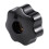 12 Pcs M10 Female Thread Nuts 50mm Plastic Star  Clamping Knob Grip 4