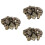 60 Pieces M6x 15mm Hexagon Socket Screw Thread Insert Nut for Wood 1