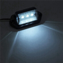 6X Number Plate Lights Led License Plate Light Rear Lamps Universal 12v 24v for Car Trailer Vehicle Truck