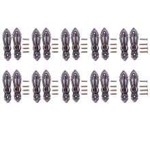 Metal Curtain Tassel Tie Back Tieback Wall Hooks 20PCS Red Bronze