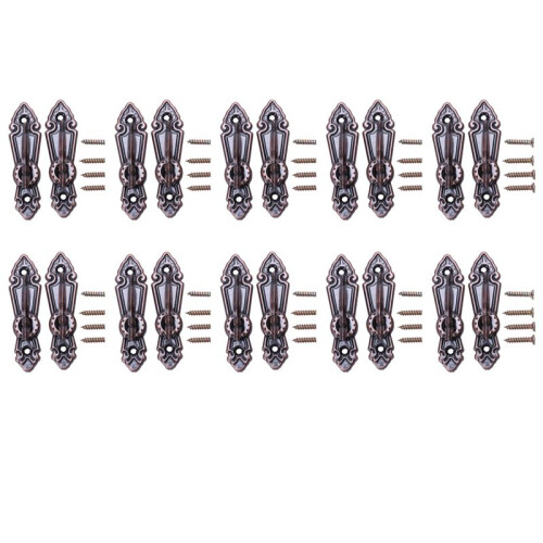 Metal Curtain Tassel Tie Back Tieback  Wall Hooks 20PCS Red Bronze 1