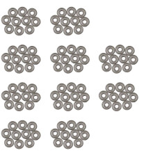 100 StüCk 607ZZ 19 X 7 X 6 mm Abgedichtete Einreihige Metallkugellager