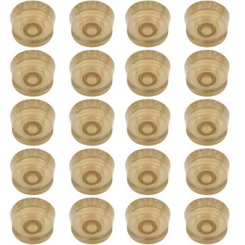 Electric Guitar Control Speed Knobs for   LP Knob Parts Replacement Gold 20 Pcs