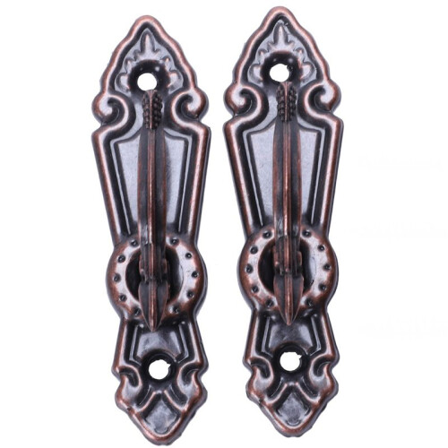 Metal Curtain Tassel Tie Back Tieback  Wall Hooks 20PCS Red Bronze