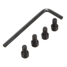 5pcs 14Cm Scope Mount Picatinny / Weaver Rail Rail Scope Mount 13 Slots Black