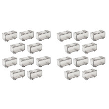 20Pcs Clear Acrylic Display Case for Car Mold, Wheels Car Model Display Case Scale Wheel Display Case B