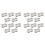 20Pcs Clear Acrylic Display Case for Car Mold, Wheels Car Model Display Case Scale Wheel Display Case B 2