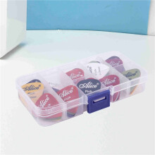 Alice Guitar Pick 5 Box Case 40 Pieces Plectrum Mediator Mix 0.58-1.5