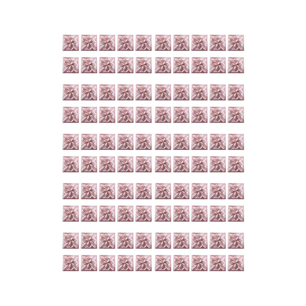 100Pcs Wood Grain Pattern Tile Sticker Self Adhesive Tiles Art Diagonal 3D Floor Sticker For Bathroom Kitchen Decor 6033870564581