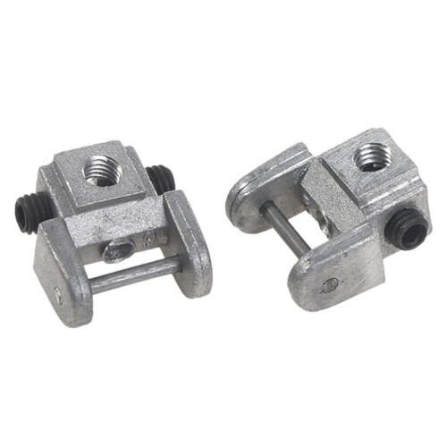 4Pcs Scroll Saw Blades Holders Conversion Kits Pin-Less Adapter Metal Upper/Lower Blade Holders 1