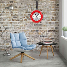 2X Wall Orologio nel Metallo Padella Design Orologi da 8 Pollici Cucina Decorazione Novità Art Watch