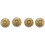 Electric Guitar Control Speed Knobs for   LP Knob Parts Replacement Gold 20 Pcs 6