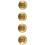 Electric Guitar Control Speed Knobs for   LP Knob Parts Replacement Gold 20 Pcs 7