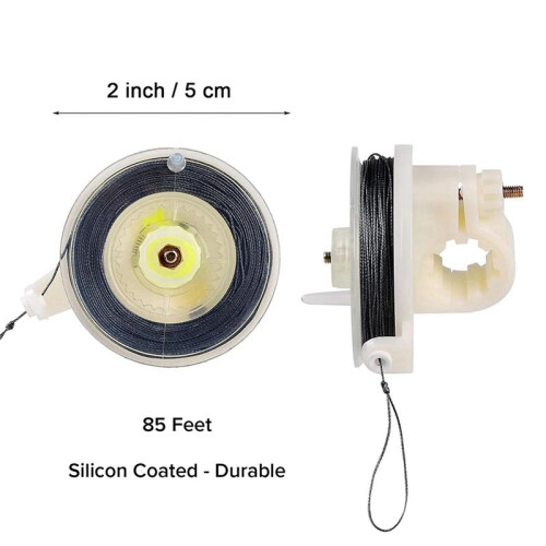 Trip Wire  Reusable Reel (5 Pack) - Early Warning Perimeter Defense for All Devices 85FT   Easy Wind Reel