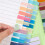 14800 Sheets Transparent Sticky Notes Self-Adhesive BookMarker Annotation Reading Book Clear Tab Posted It 4