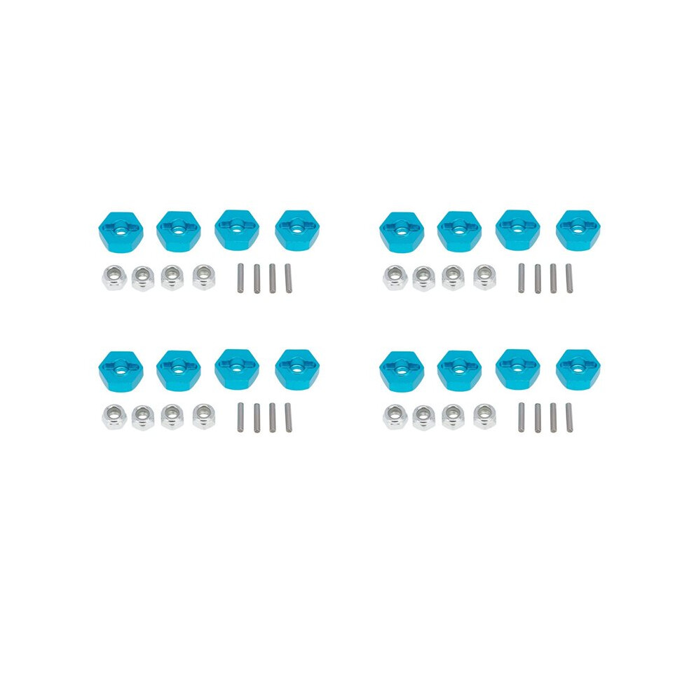 16Pcs Metal 12Mm Wheel Hex Adapter For Tt01 Tt-01 Tt02 Xv01 Tb-04 Wt-01N 1/10 Rc Car Upgrade Parts 4712660527143