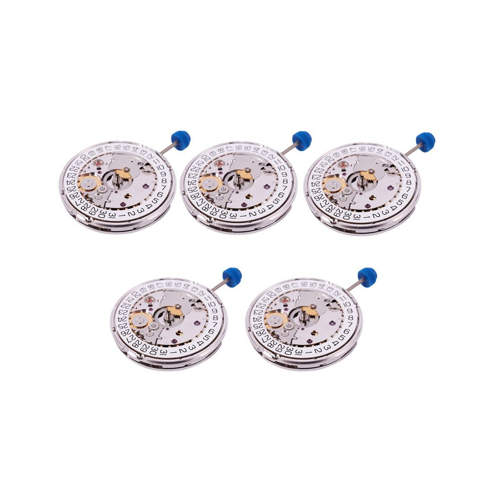 5X For Eta 2824-2 Sellita Sw200 White 3H Mechanical Watch Clock Movement 6033391839267