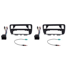 2X Single-Din-Armaturenbrett-Kabelbaumantenne für Citigo Mii 2012+ Rahmen Radioblende Blende