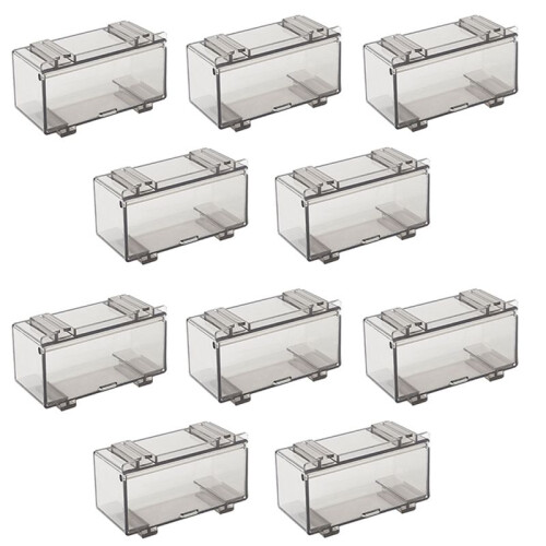 20Pcs Clear Acrylic Display Case for Car Mold, Wheels Car Model Display Case Scale Wheel Display Case B 2