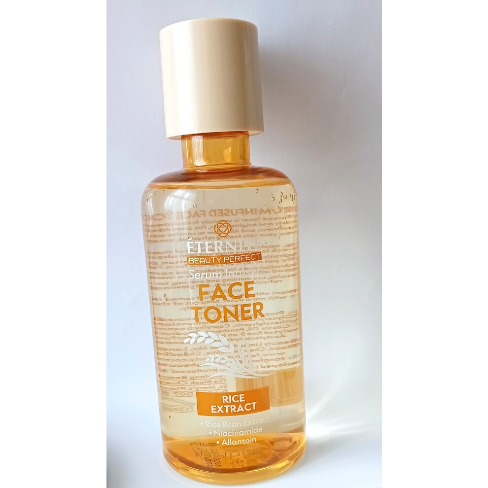 Eternite Beauty Perfect Serum Infused Face Toner Rice Extract 390ml