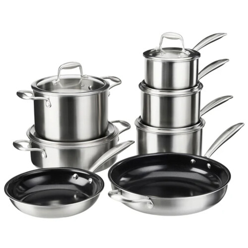 Cooks Professional Cooks Professional Tri-Ply 7 Piece Cookware Set