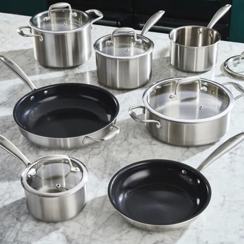 Cooks Professional Cooks Professional Tri-Ply 7 Piece Cookware Set 1