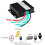 24V Wind Turbine Charge Controller 8000W IP67 Waterproof Automatic Voltage Control Black 4