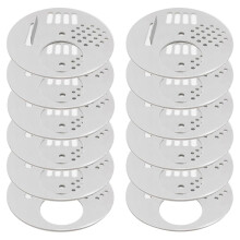 12 Pack Stainless Steel Bee Hive Entrance Gates with Rotatable Control for Nuc Boxes and Hives