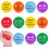 Balles anti-stress 12 pièces 5cm mousse citations positives 1