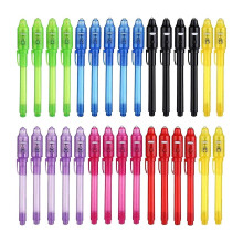 Lot de 30 stylos à encre invisible avec lampe UV, parfaits pour les pochettes surprises des garçons et des filles.