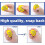 Balles anti-stress 12 pièces 5cm mousse citations positives 5