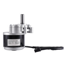 Moteur à courant continu à engrenages pour fauteuils roulants, 250 W, 24 V, arbre allongé de 44 mm, diamètre de l'arbre de 17 mm