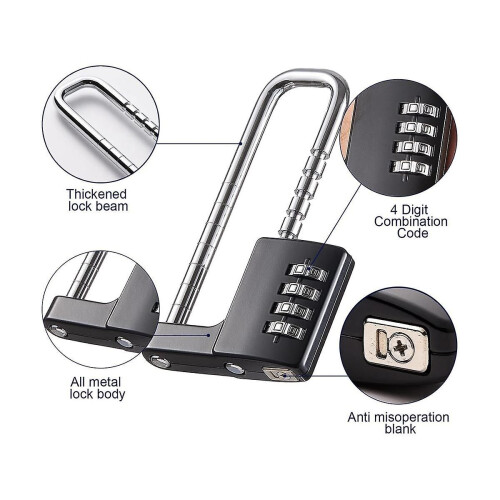 Cadenas à Combinaison Acier Inoxydable Réglable for Casier 2