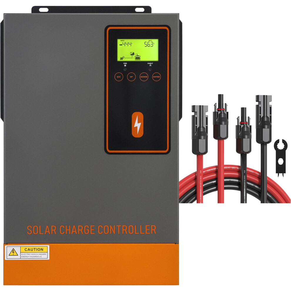 Mppt Solar Charge Controller 48V 140A, 500V Pv Input, For Lithium/Leadacid, 60Ft Cable, 6500W 9169991393254