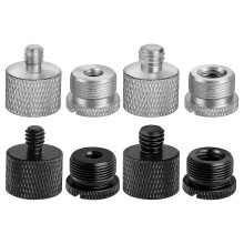 8 adaptateurs pour pieds microphone : 5/8" vers 3/8", 3/8" vers 5/8"
