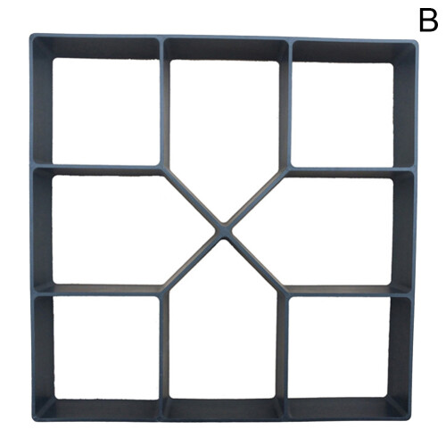 (B) Concrete Garden Path Mold DIY 50cm