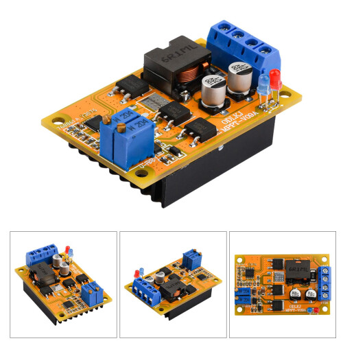 MPPT Solar Charge Controller 6A 12V 24V, 830V Solar Panel Regulator for Lithium Batteries 1