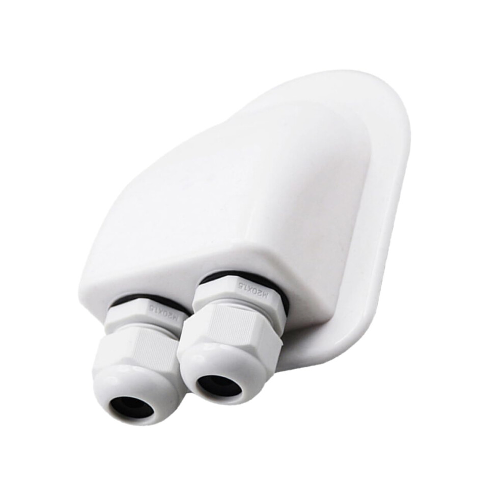 Solar Cable Entry Gland, Dual Cable Entry Box, Waterproof For Rv Roof, Boat, Yacht 9073542474739