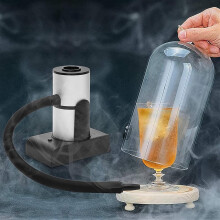 Cocktail Smoker Kit with Smoking Gun, Fast Smoke Infusion for Drinks and Food, Includes Wood Chips