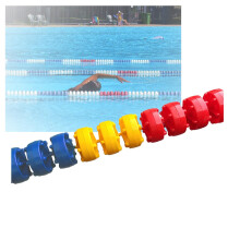 Swimming Pool Lane Divider Rope 1800cm with Bright Visibility Floats and Wave Reduction Design