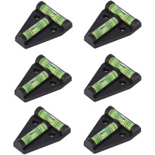 Niveau à bulle double en forme de T, lot de 6, pour caravane, camping-car, remorque, caravane Mac