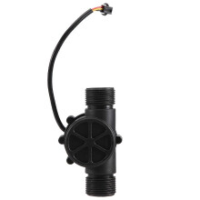 1 capteur de débit d'eau DN25 DC3,5-24 V 1 pouce 2-100 L/min Débitmètre à effet Hall pour pompe à chaleur et chauffe-eau