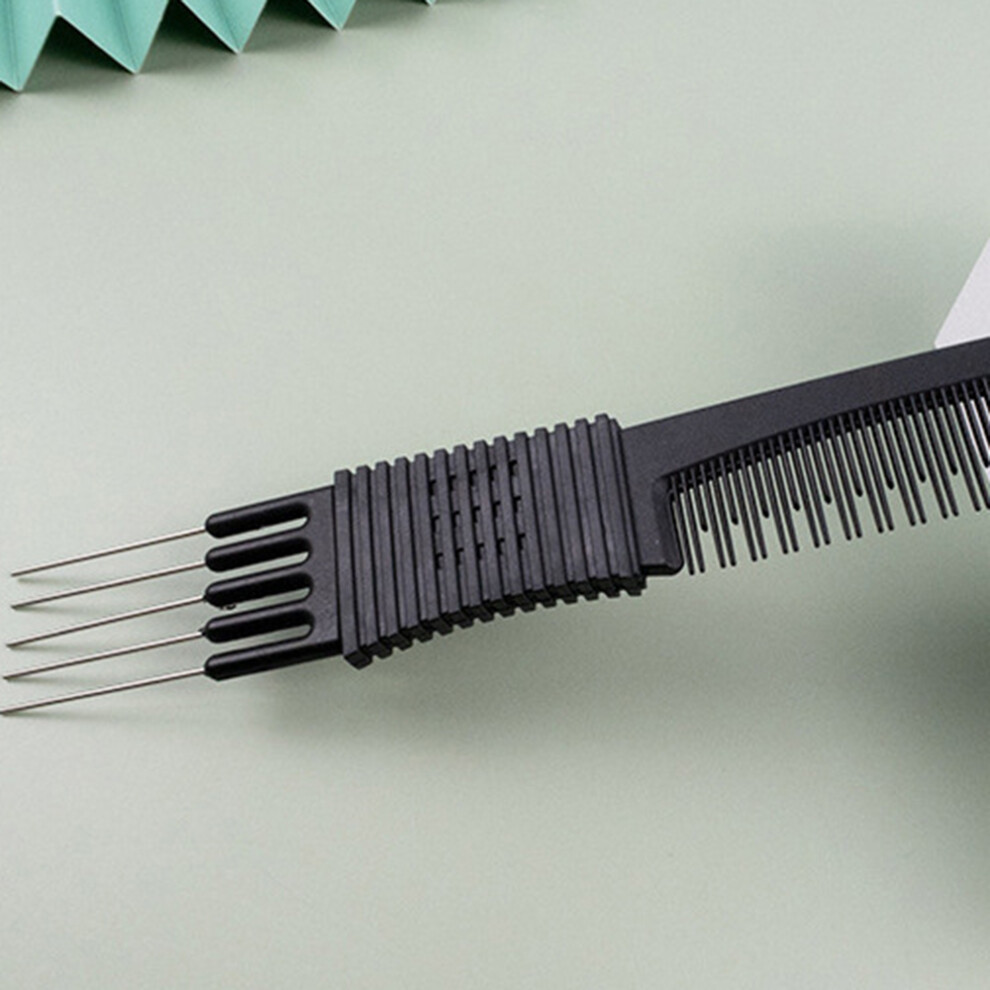 Roc-Electron (Black) Steel Tail Anti-Static Hair Comb